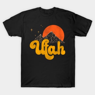 Vintage State of Utah Mid Century Distressed Aesthetic T-Shirt